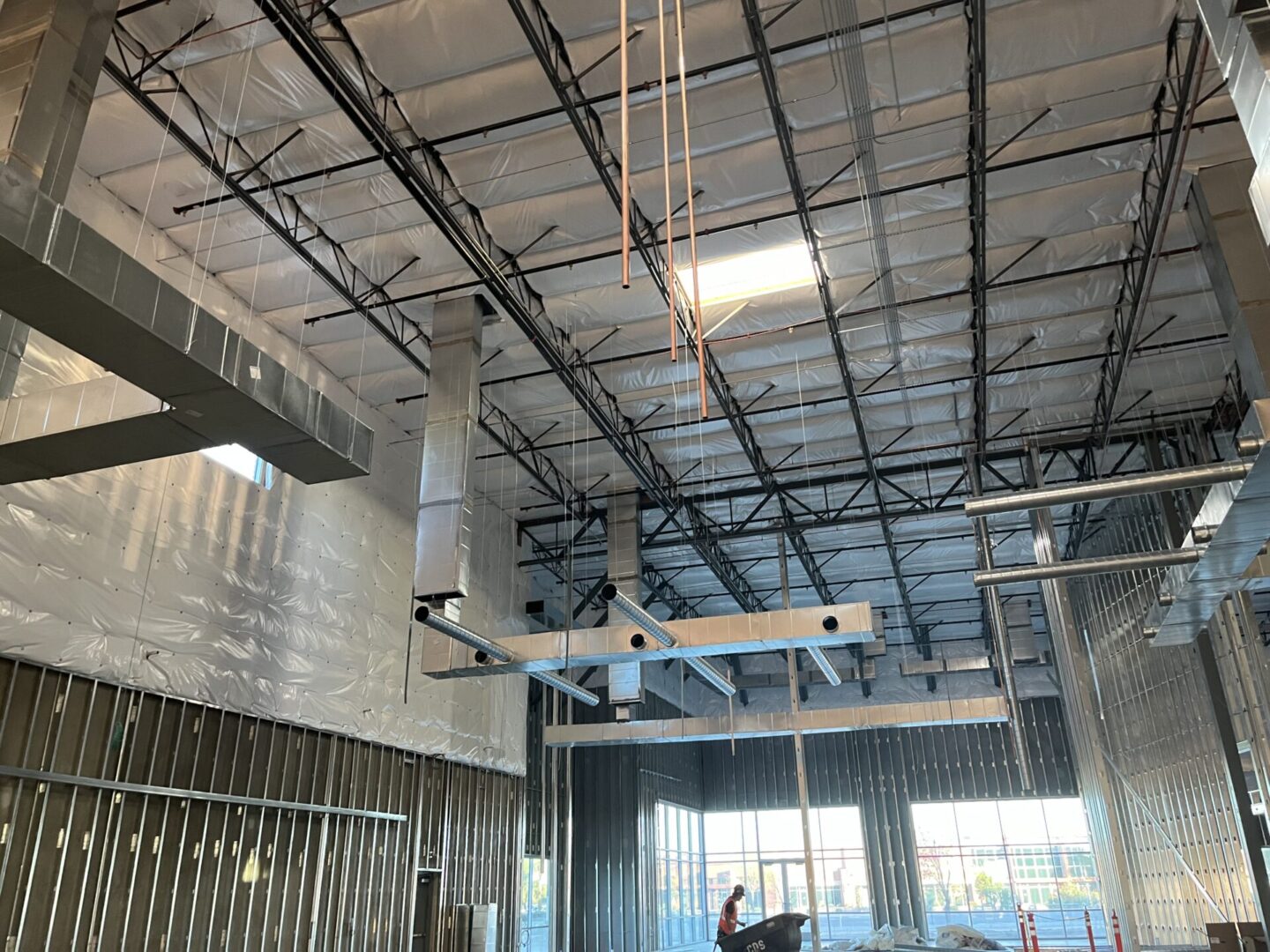 A picture of the insulation at the Edwards TI Chandler